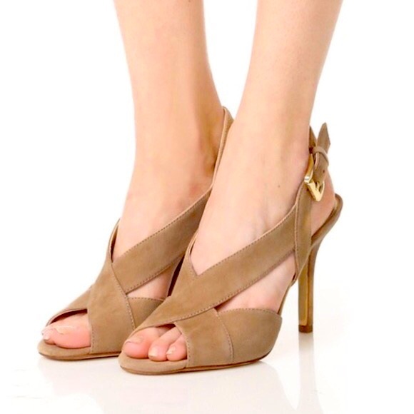 MICHAEL Michael Kors ‘Becky’ Suede Stiletto Dress Sandals - Picture 10 of 10